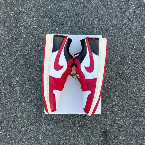 Air Jordan 1 Low “Gym Red/White/Black” - Picture 1 of 5